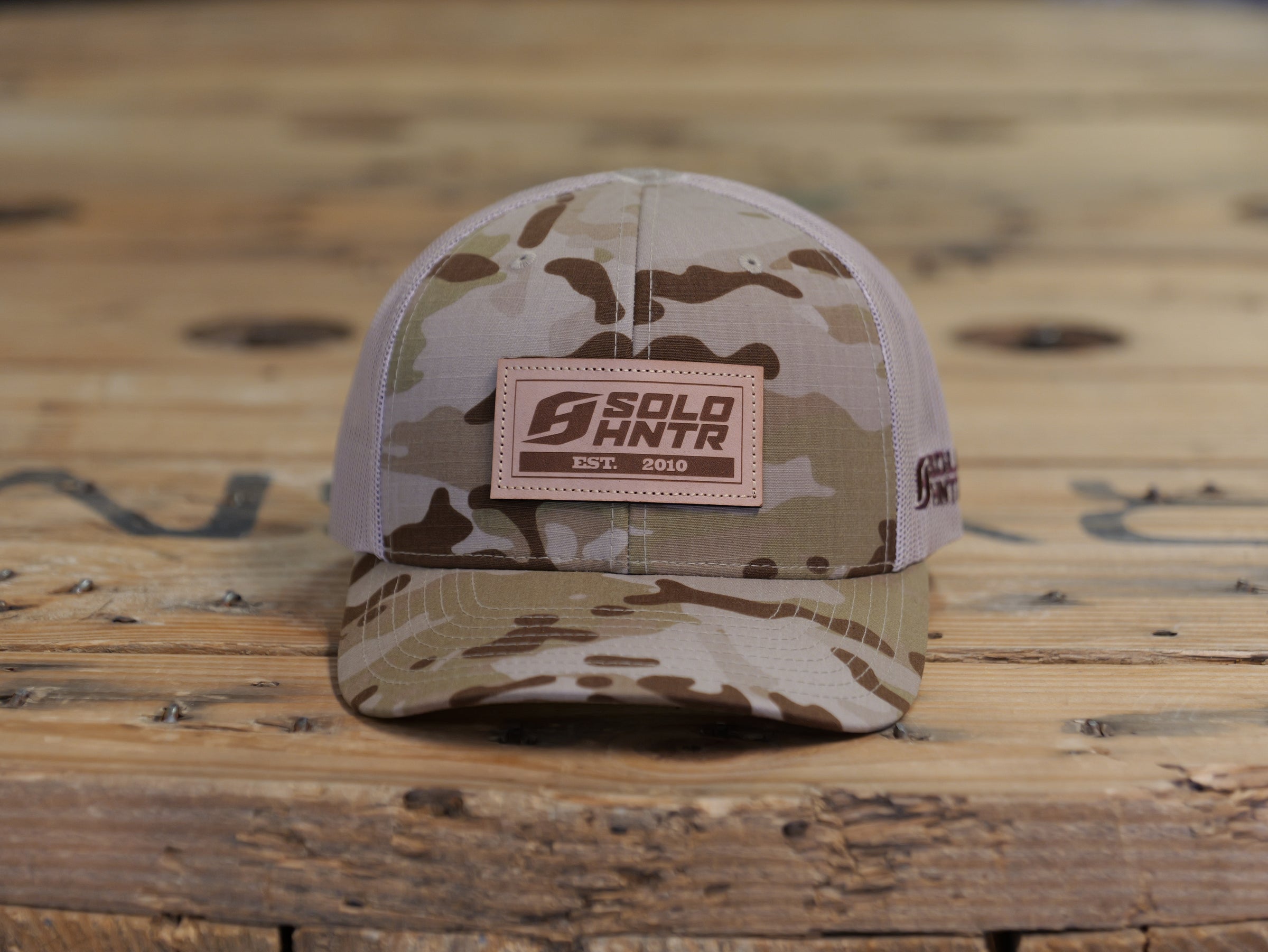 MULTICAM - Leather Patch Hat