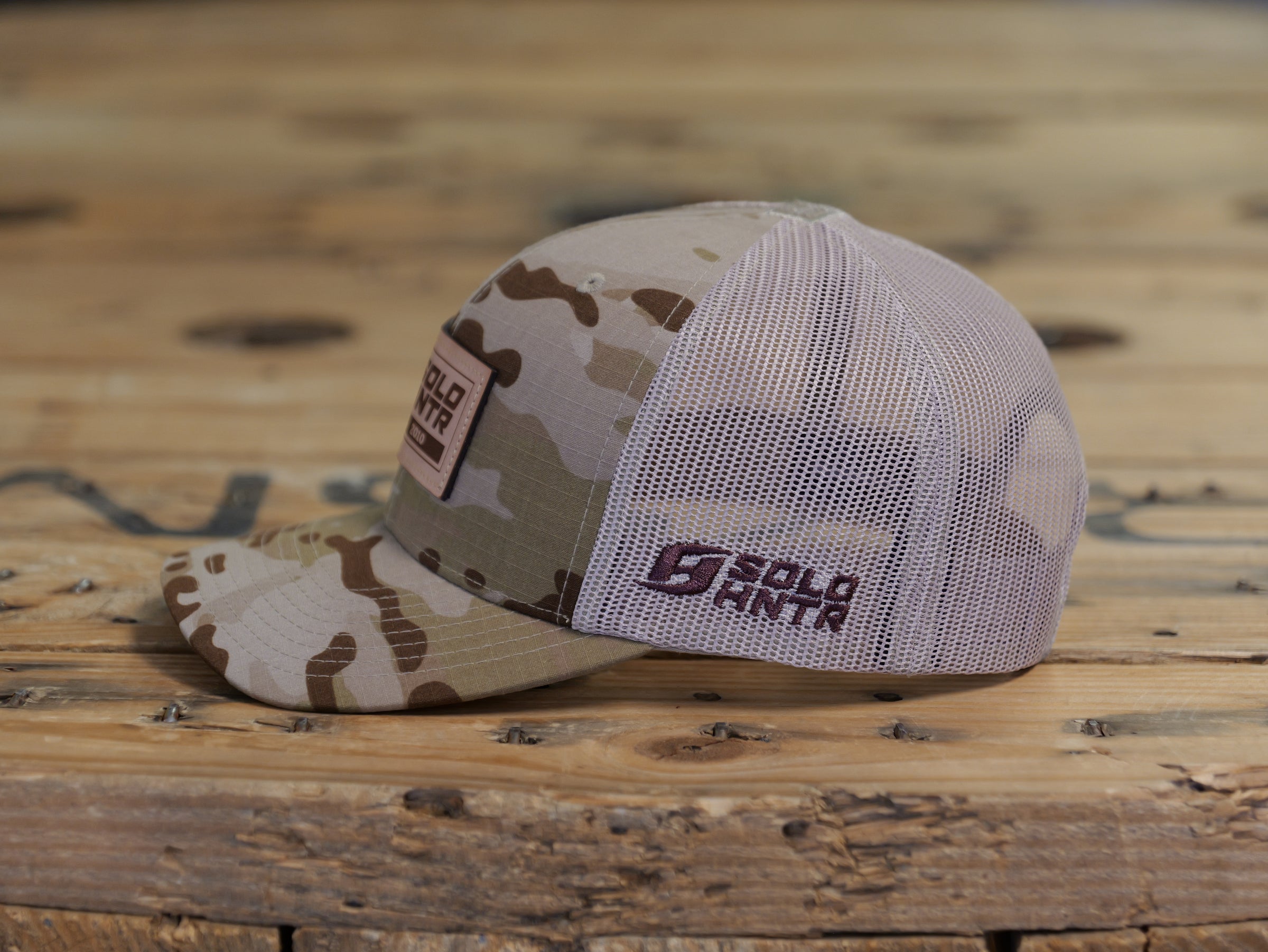 MULTICAM - Leather Patch Hat