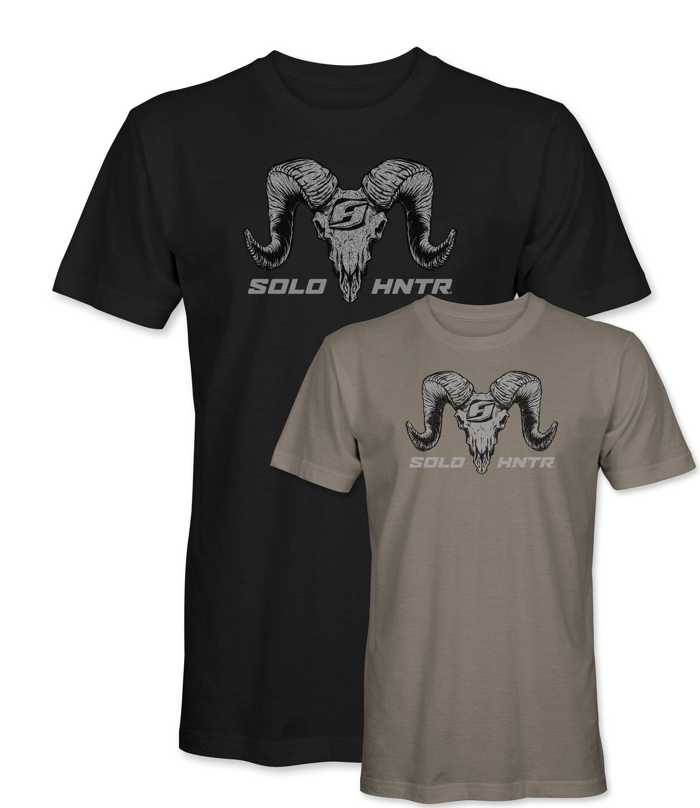 SOLO RAM - Short Sleeve T (Black/Stone)