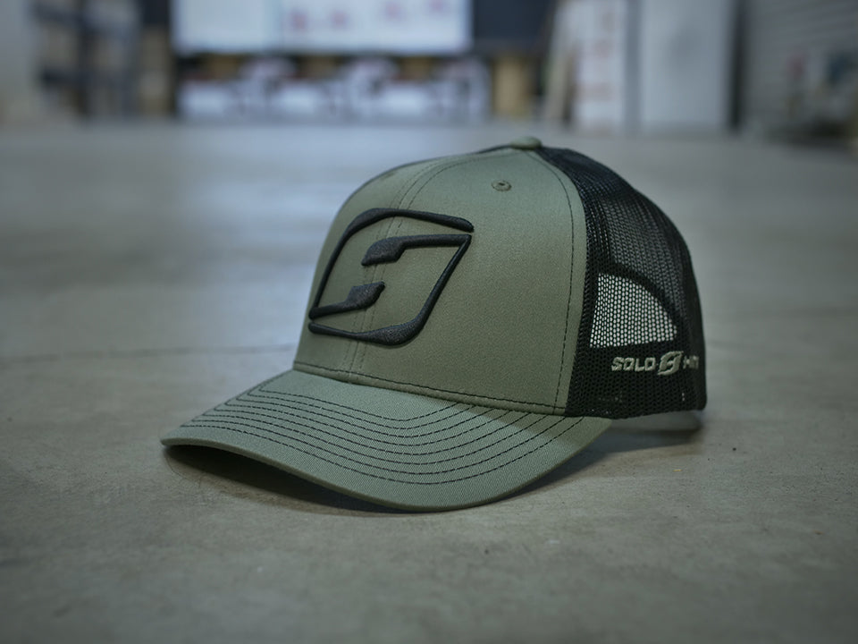 Logo Full Camo Mid Pro Trucker Hat