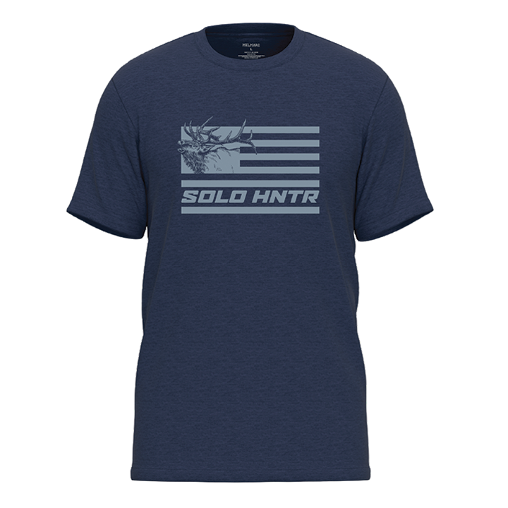 WAPITI FLAG - Short Sleeve T (Navy)
