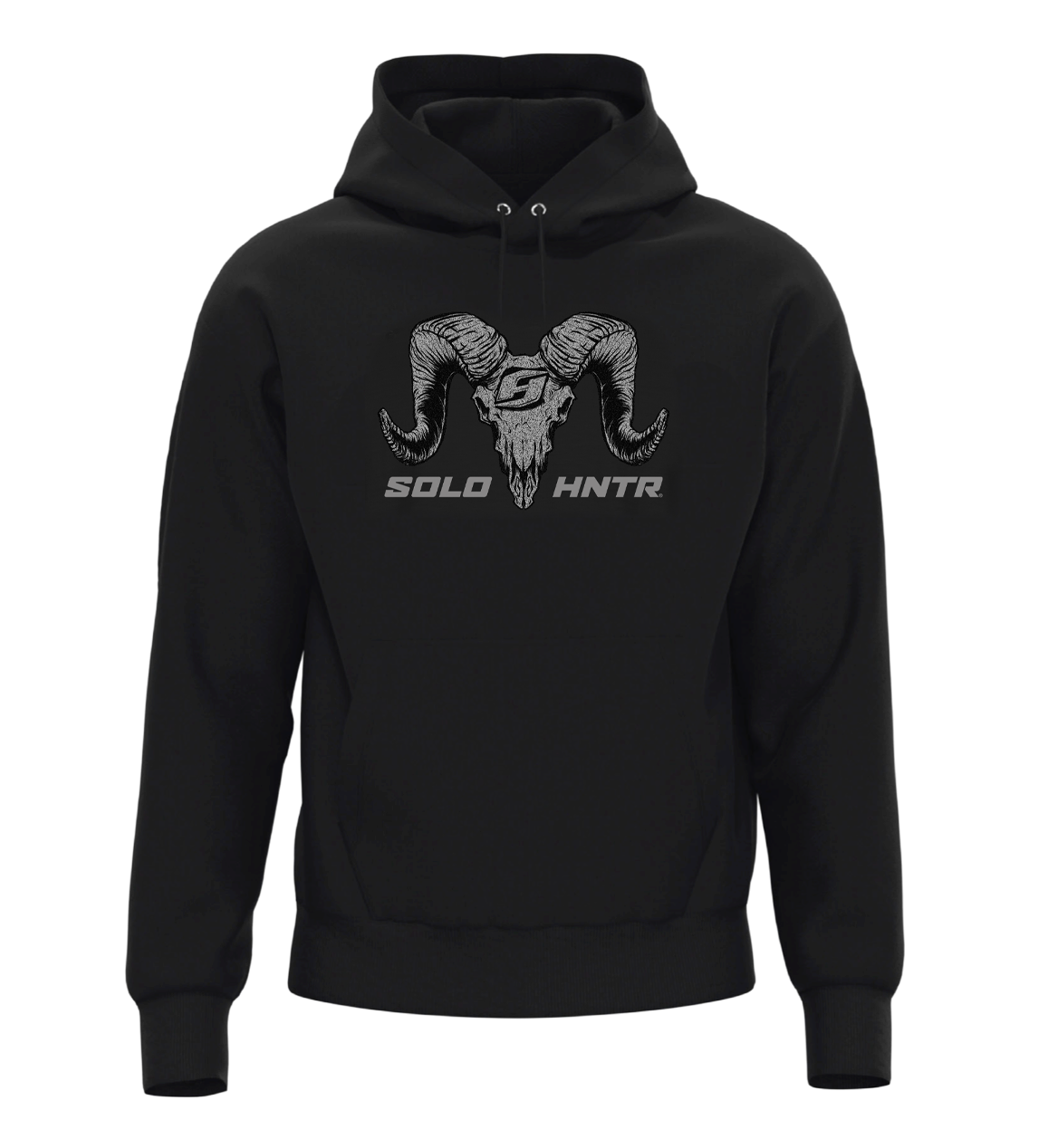 RAM- Midweight Pullover Hoodie (Black)