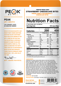 PEAK REFUEL - Strawberry Cheesecake Bites