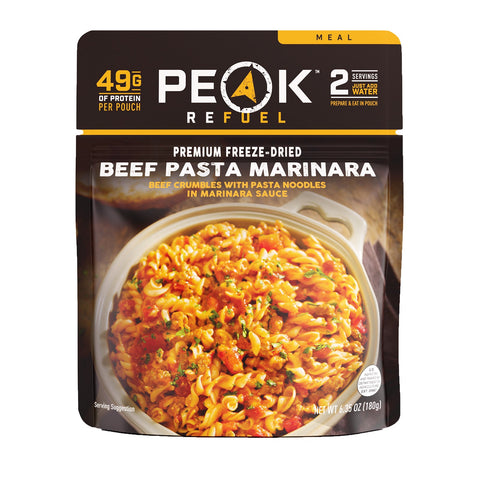 PEAK REFUEL - Beef Pasta Marinara Meal