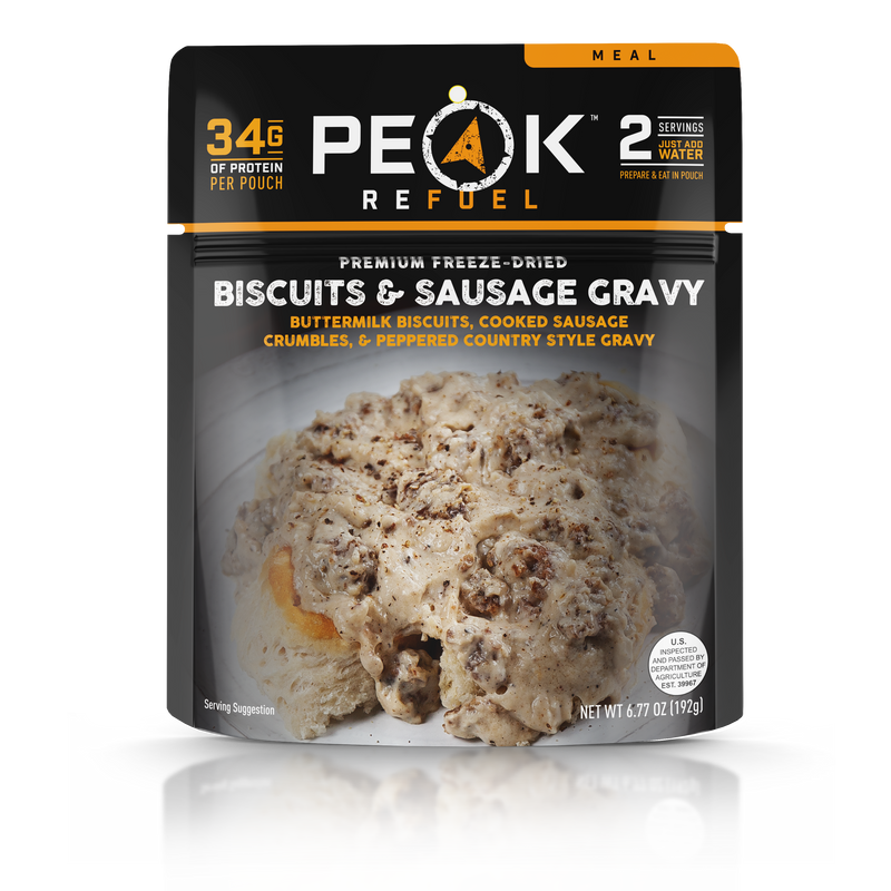 PEAK REFUEL - Biscuits & Sausage Gravy Meal