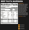 PEAK REFUEL - Beef Pasta Marinara Meal